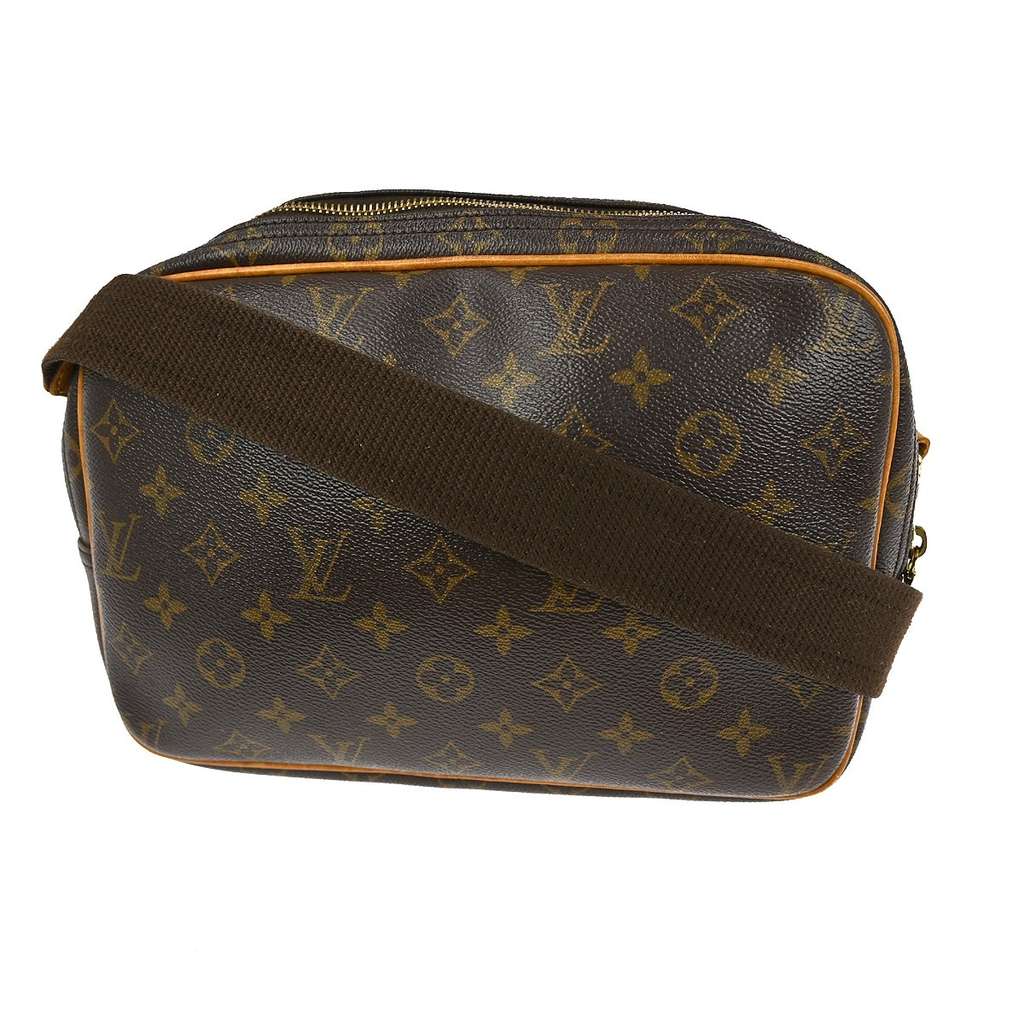 Louis Vuitton Reporter Bag Brown Canvas Fair condition - Back View