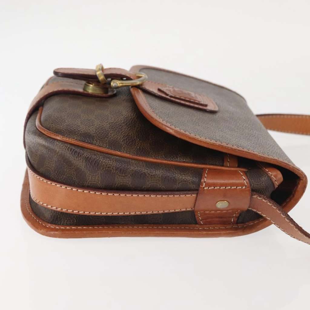 Celine Vintage Macadam Shoulder Bag Brown Fair condition - Inside View