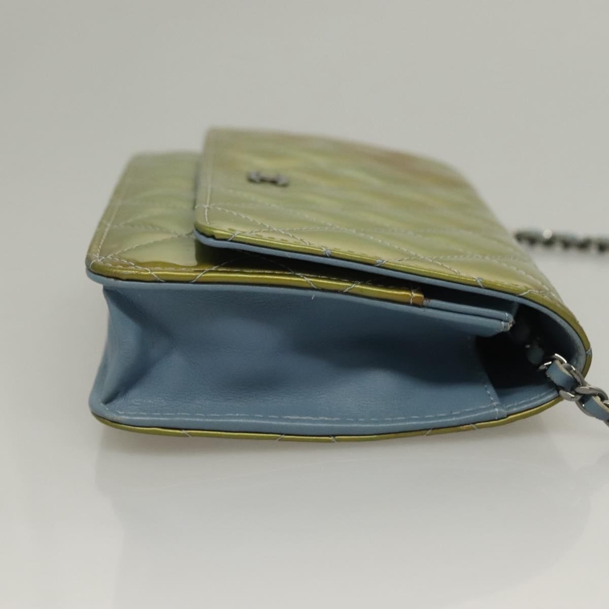Chanel Wallet on Chain Green Fair condition - Inside View