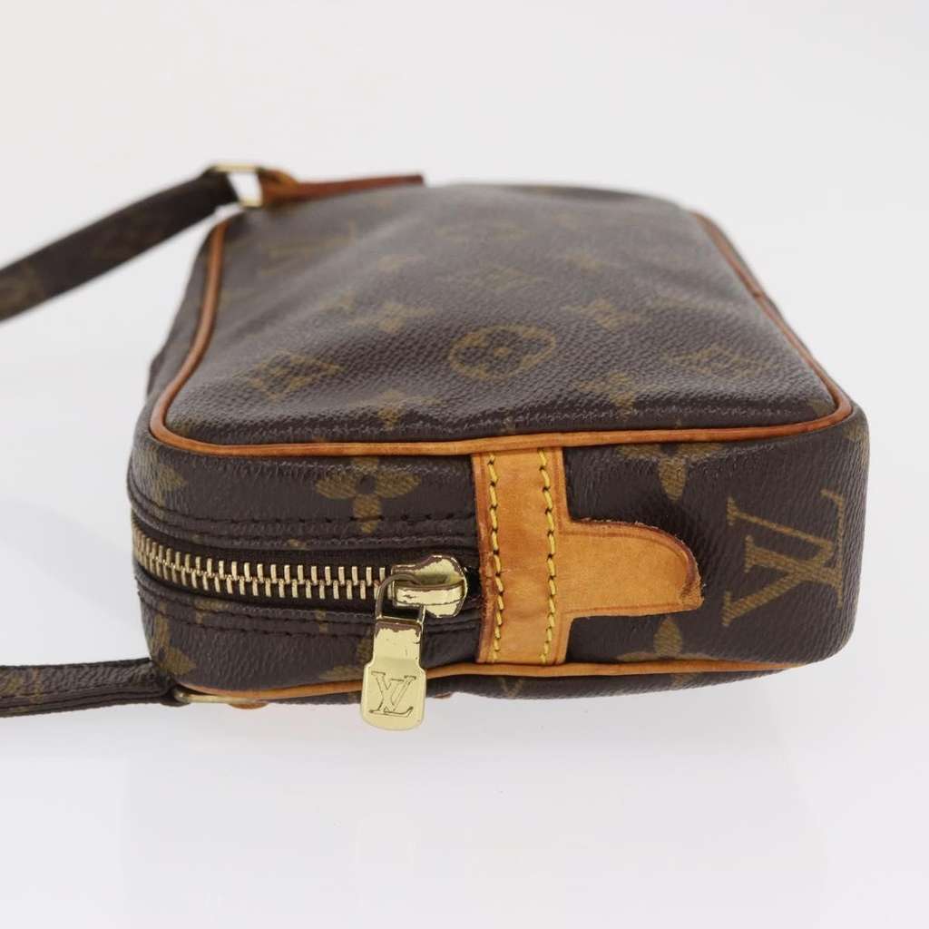 Louis Vuitton Pochette Marly Bandouliere Bag Brown Canvas Good condition - Model View