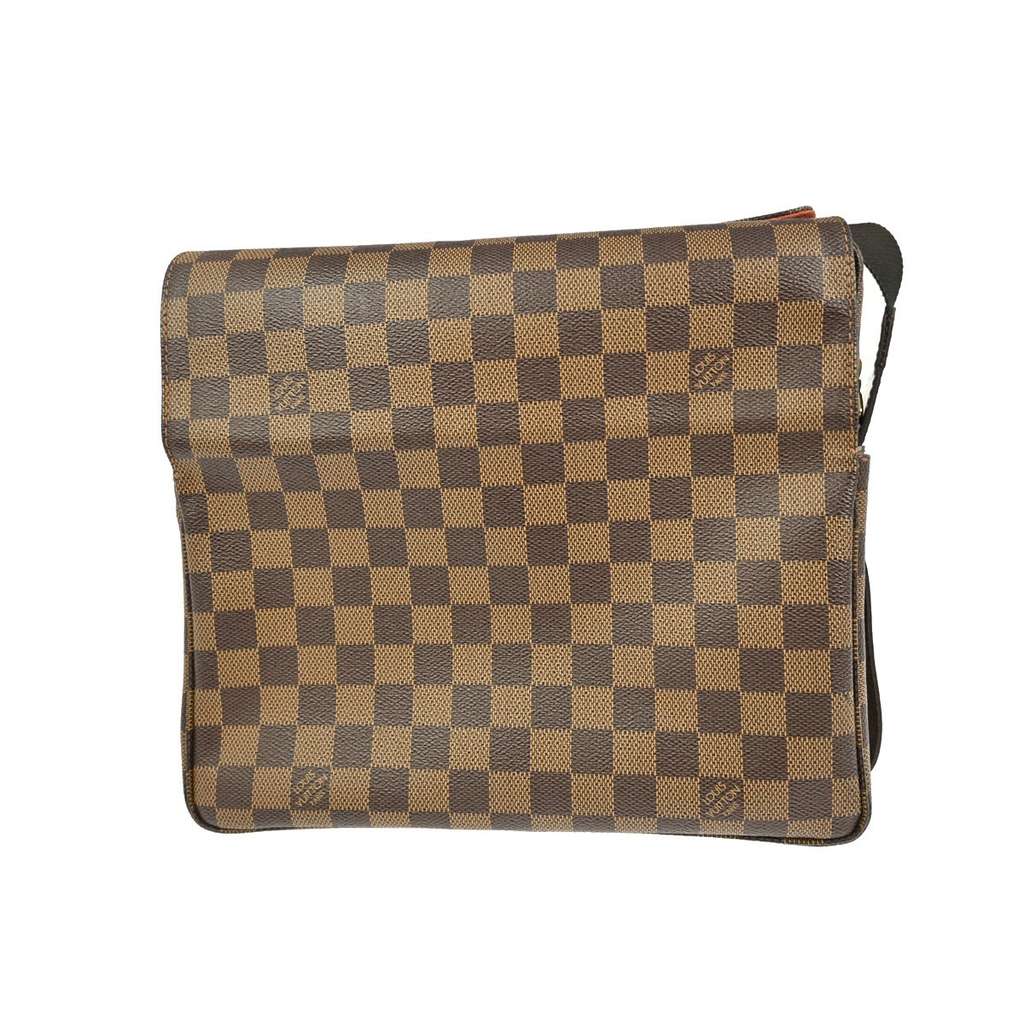 Louis Vuitton Naviglio Handbag Brown Canvas Good condition - Back View