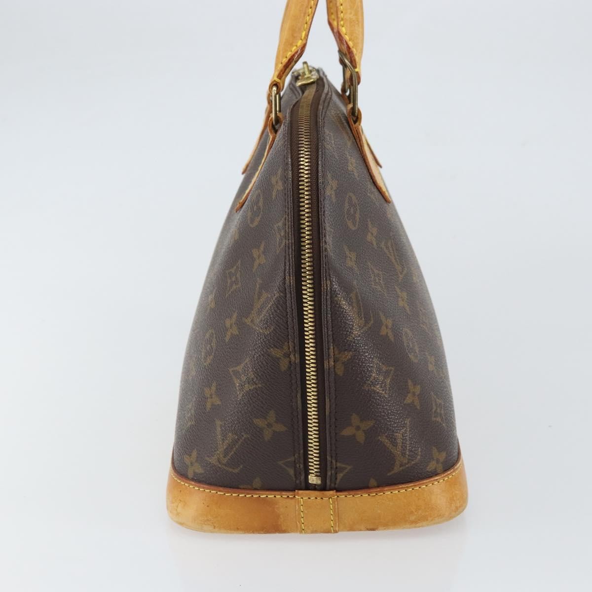 Louis Vuitton Alma Handbag Brown Canvas Fair condition - Model View