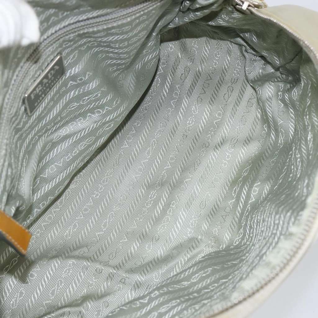 Prada Vintage Zip Handbag Silver Good condition - Box View