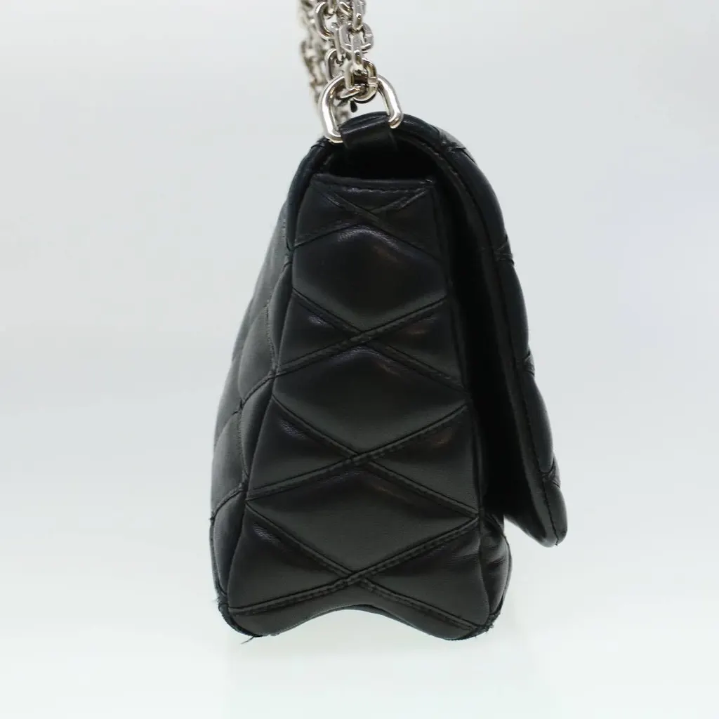 Louis Vuitton GO-14 Handbag Black Leather Good - Model View