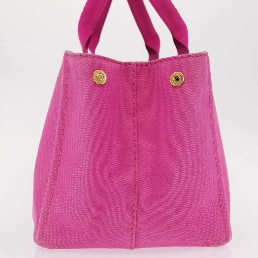 Prada Canapa Open Tote Pink Canvas Good condition - Inside View