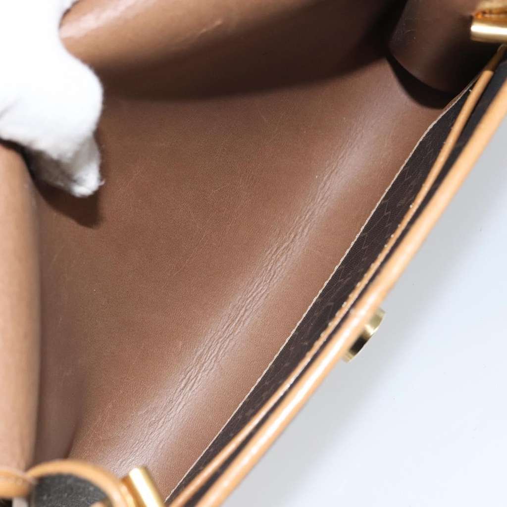 Christian Dior Vintage Honeycomb Shoulder Bag Black Canvas Good condition - Box View