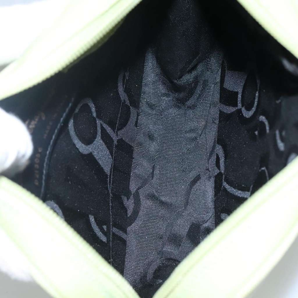 Salvatore Ferragamo Vala Shoulder Bag Green Leather Good condition - Box View