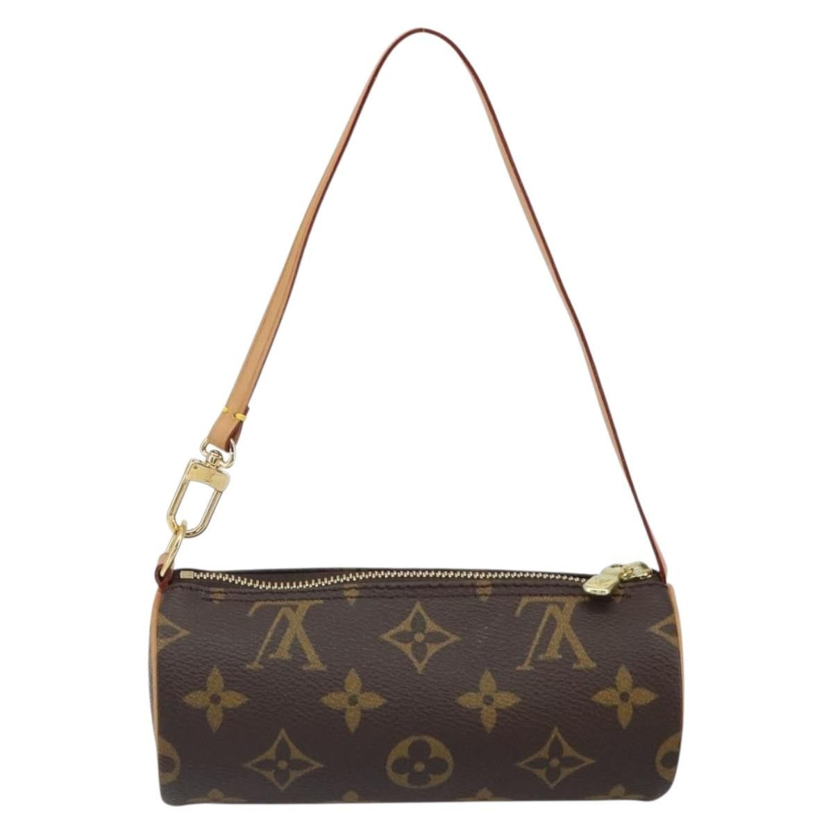 Louis Vuitton Papillon Pochette Brown Canvas Good condition - Back View