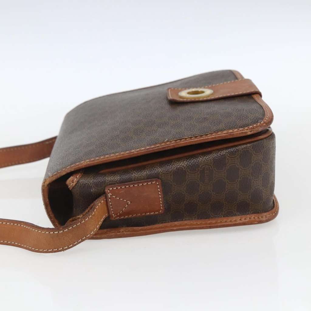 Celine Vintage Macadam Shoulder Bag Brown Fair condition - Inside View