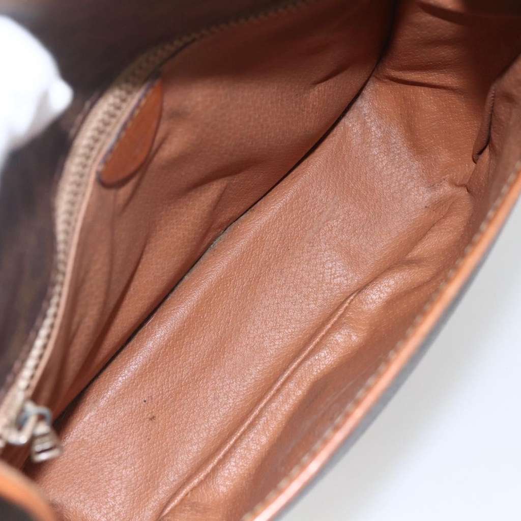 Celine Vintage Macadam Shoulder Bag Brown Fair condition - Box View