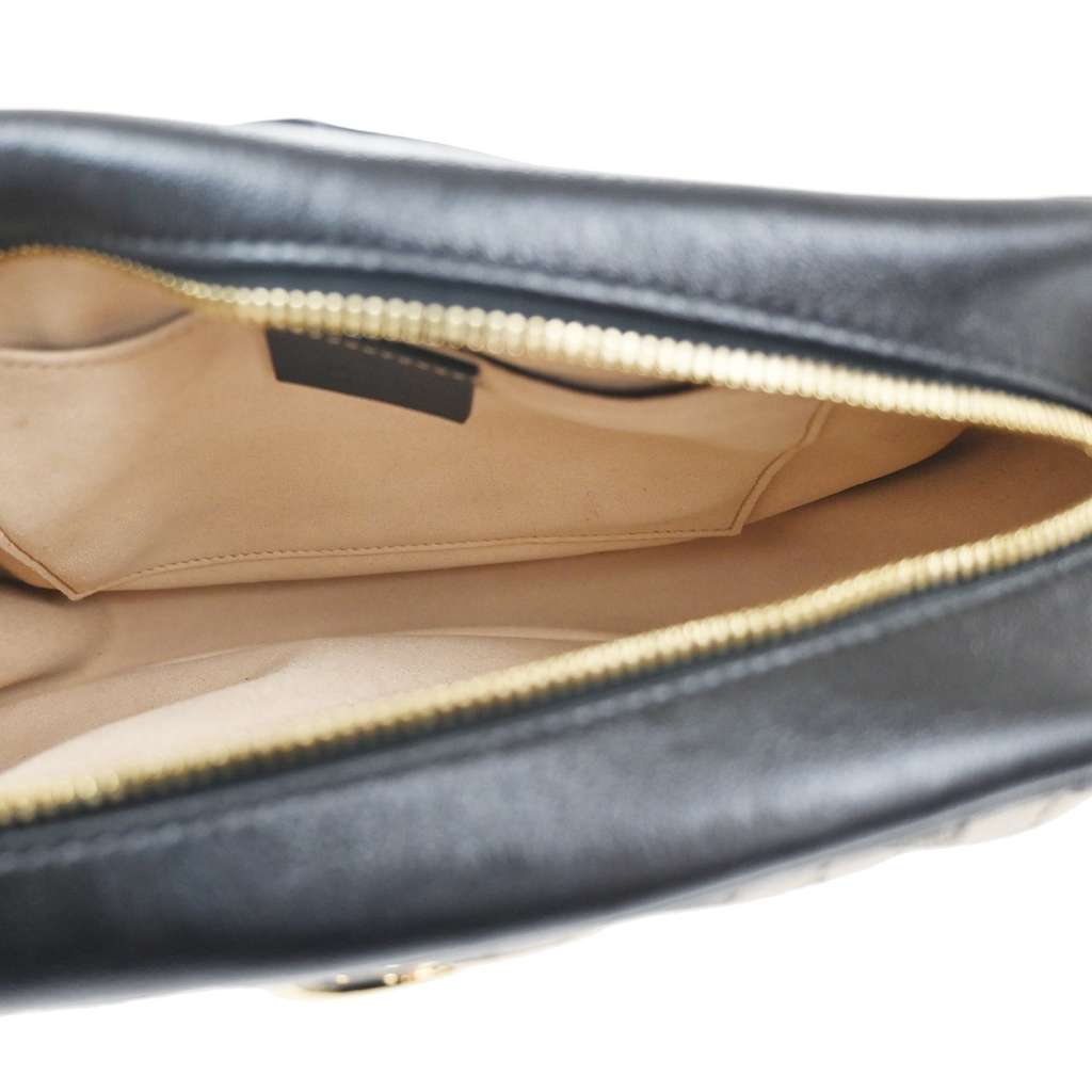 Gucci GG Marmont Shoulder Bag Brown Canvas Good condition - Box View