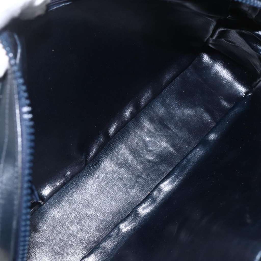 Celine C Macadam Shoulder bag Navy Suede Good condition - Box View