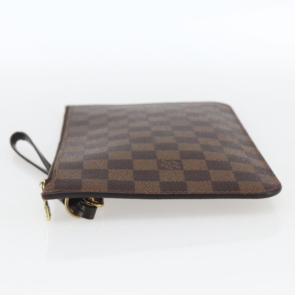 Louis Vuitton Neverfull Pochette Brown Canvas Good condition - Inside View