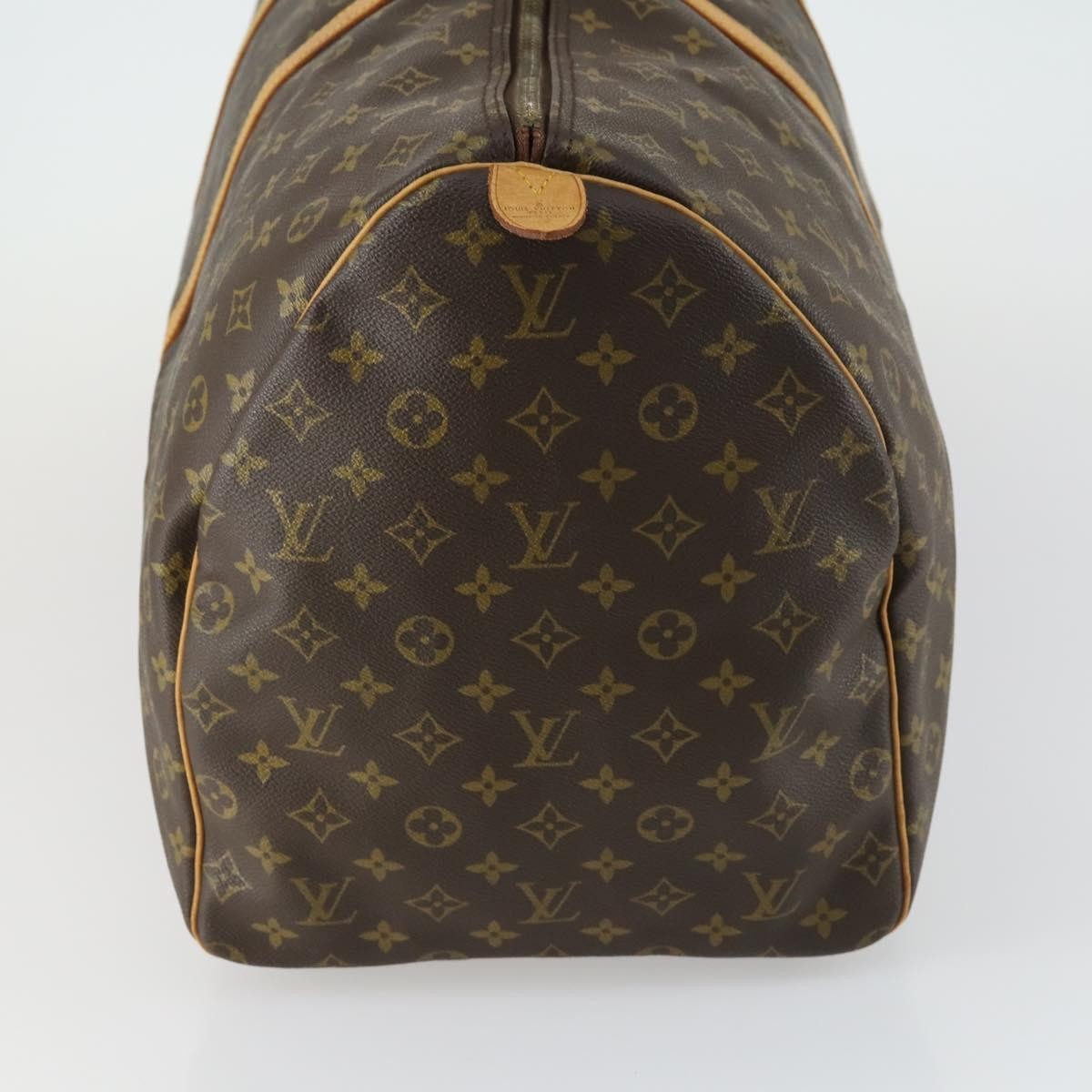 Louis Vuitton Keepall Bag Brown Canvas Fair condition - Model View