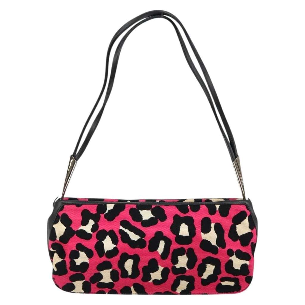 Bottega Veneta Vintage Shoulder Bag Pink Canvas Good condition - Back View