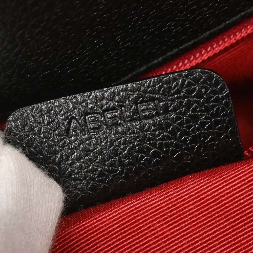 Bvlgari Logomania Shoulder Bag Black Leather Good condition - Box View