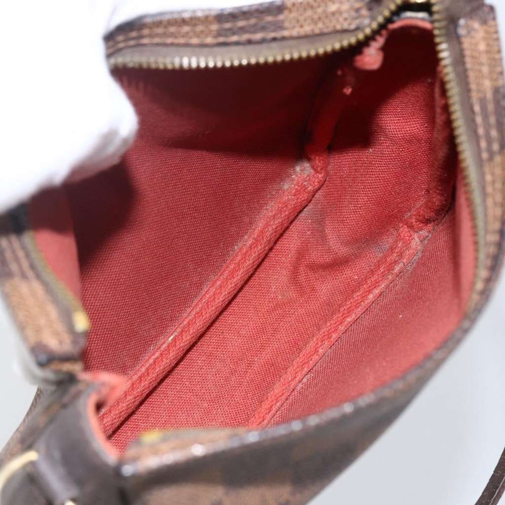 Louis Vuitton Trousse Make Up Bag Brown Canvas Fair condition - Box View