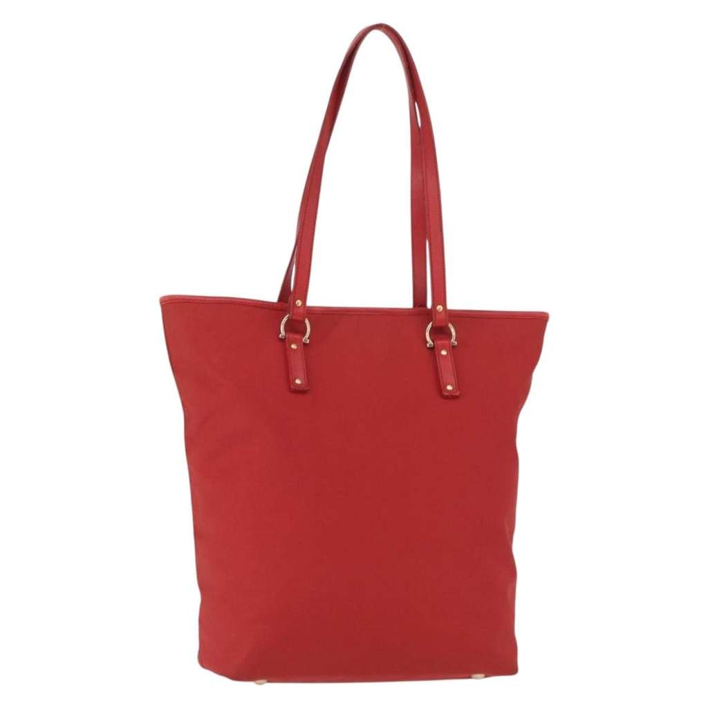 Salvatore Ferragamo Gancini handbag Red Good condition - Back View