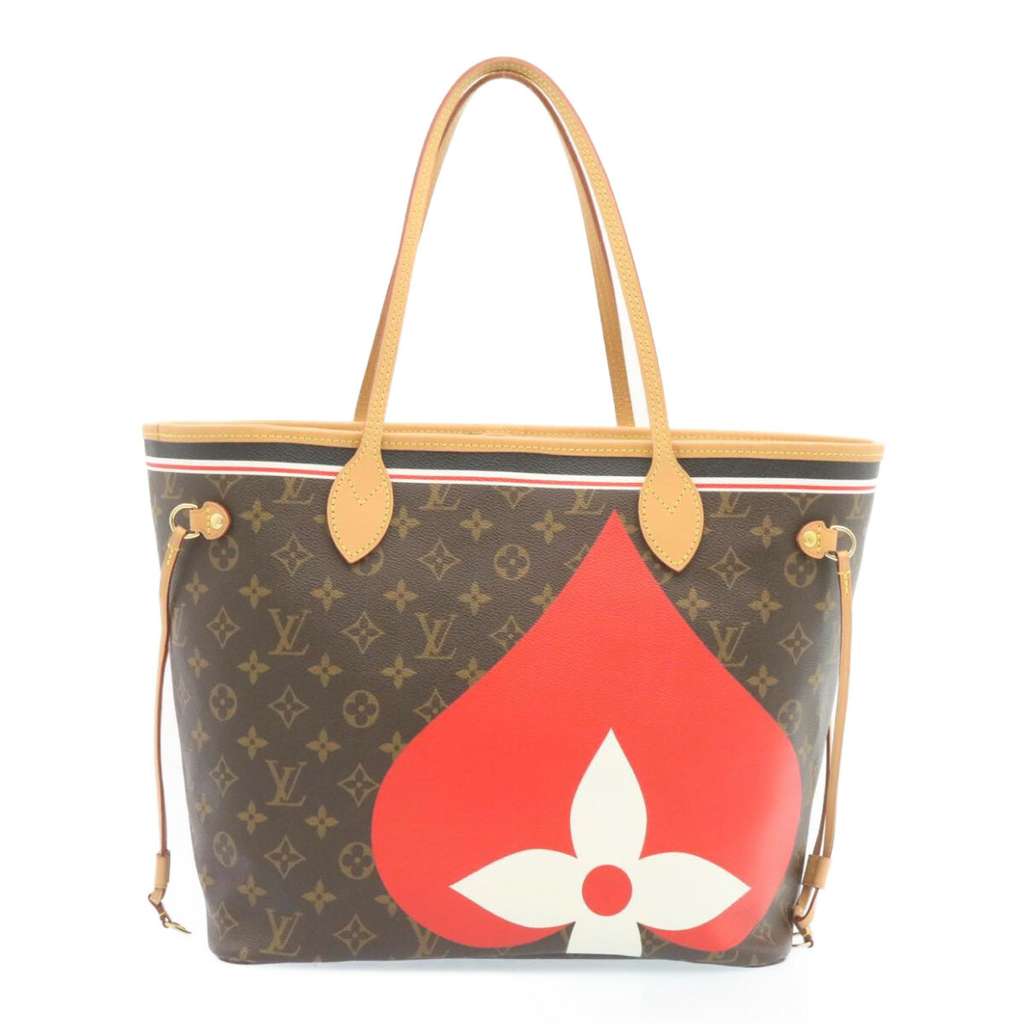 Louis Vuitton Neverfull NM Tote Brown Canvas Good condition - Back View