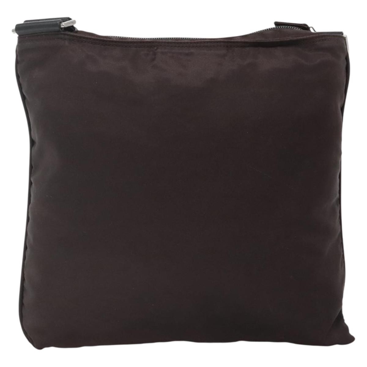 Prada Flat Messenger Bag Black Good condition - Back View