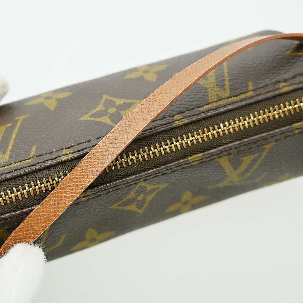 Louis Vuitton Papillon Pochette Brown Canvas Good condition - Box View