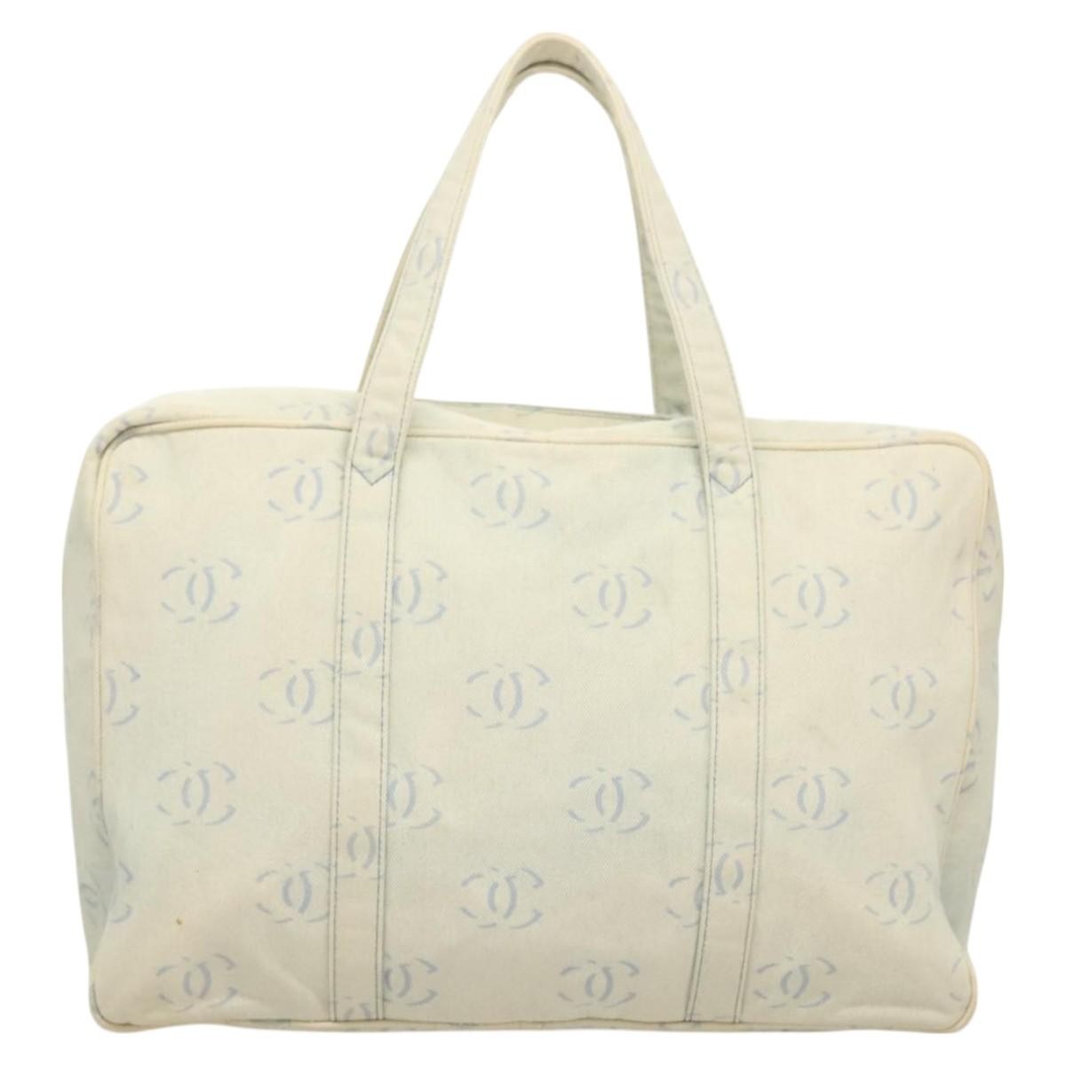 Chanel Zip Around Travel Bag Blue Good condition - Back View