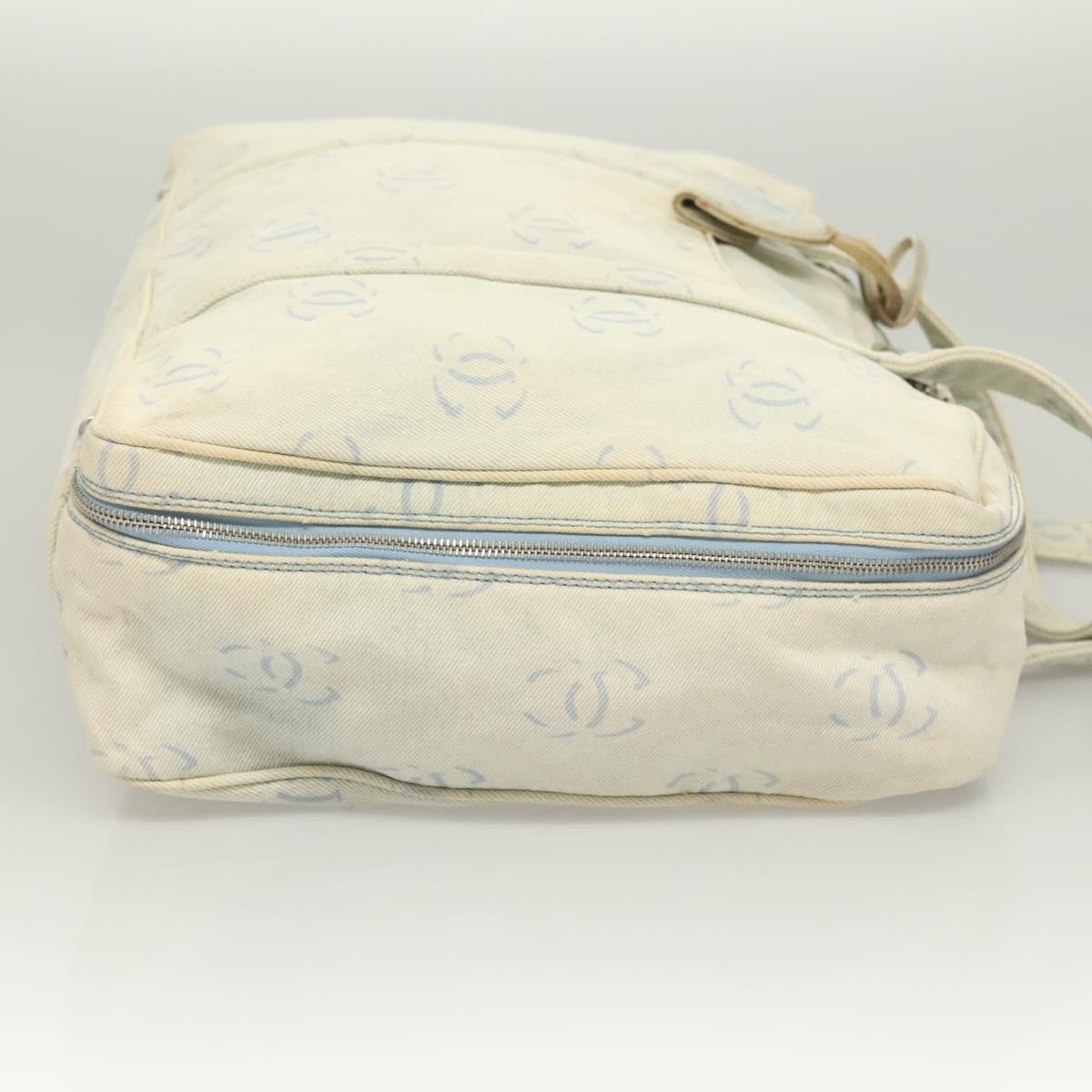 Chanel Zip Around Travel Bag Blue Good condition - Inside View