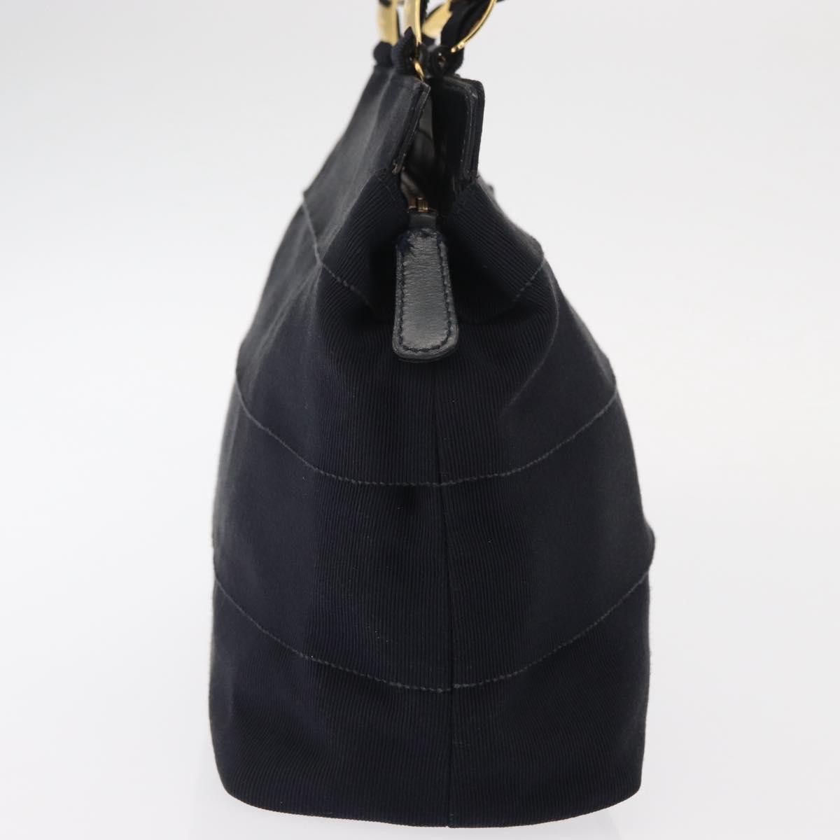 Salvatore Ferragamo Vala Handbag Navy Canvas Good condition - Model View