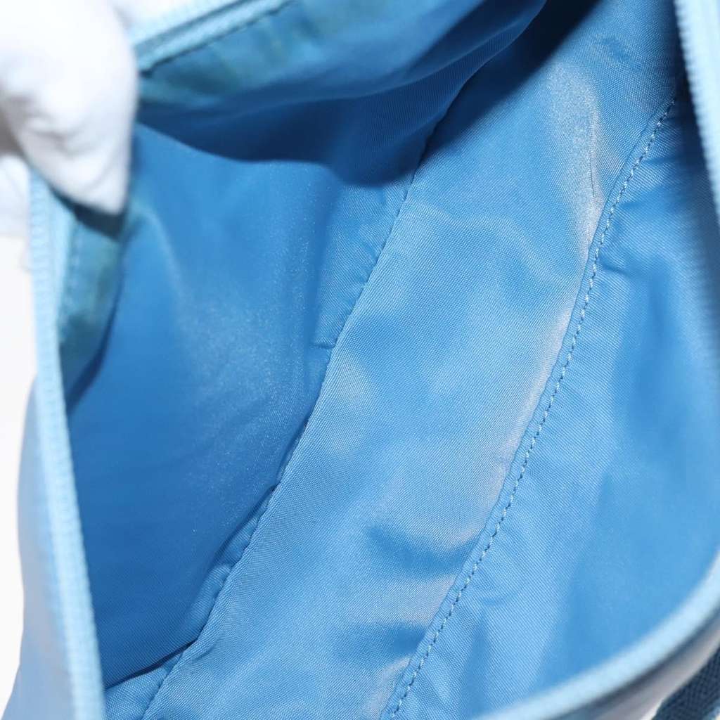 Prada Pochette Shoulder Bag Blue Good condition - Box View