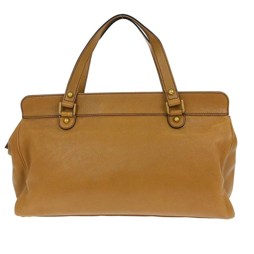 Gucci Blondie Satchel Brown Leather Good condition - Back View