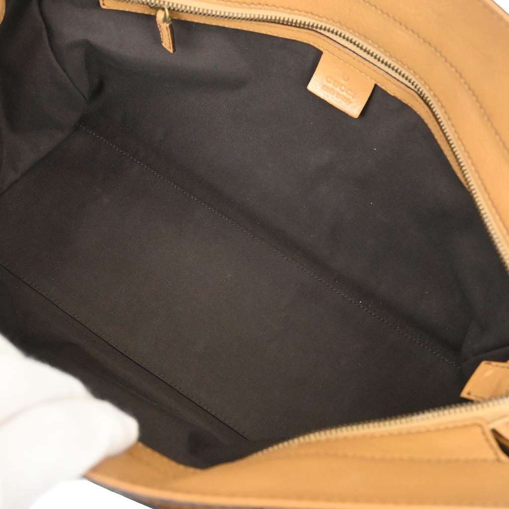 Gucci Blondie Satchel Brown Leather Good condition - Inside View