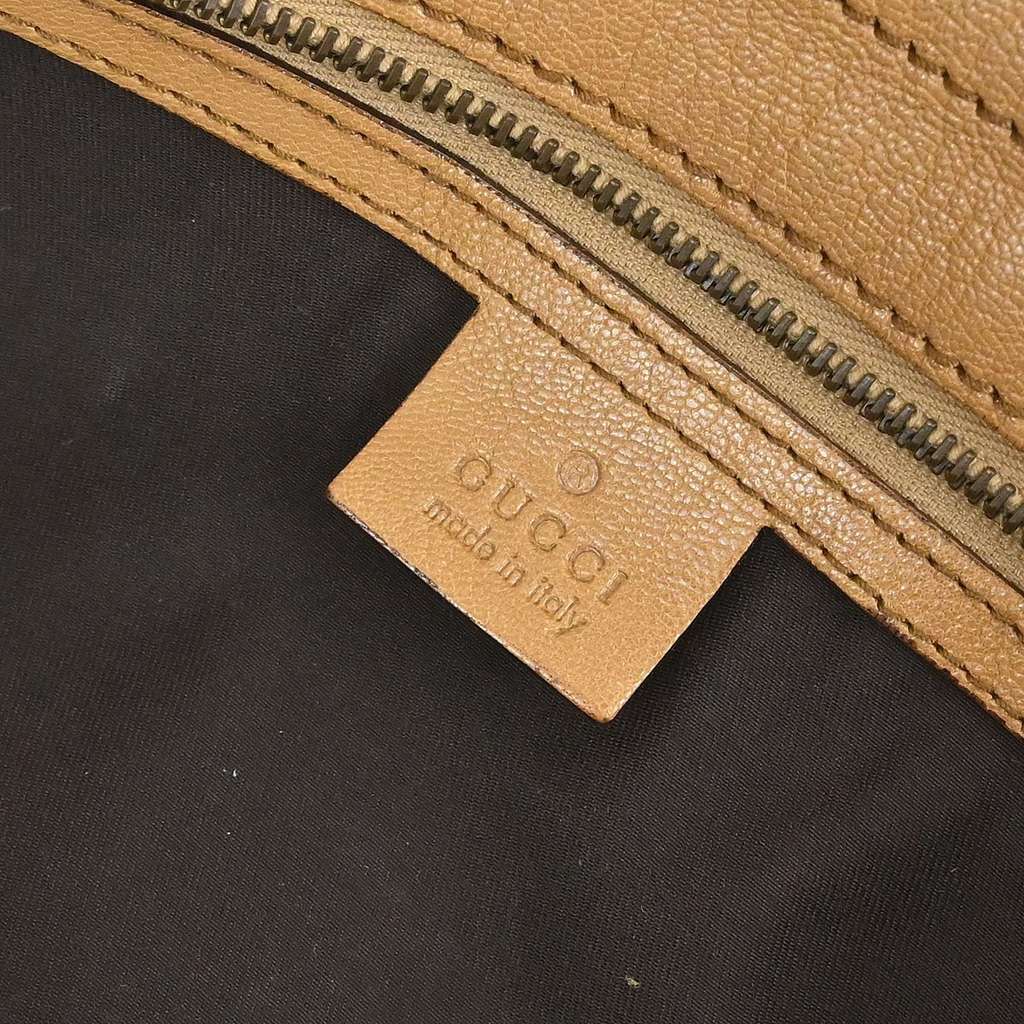 Gucci Blondie Satchel Brown Leather Good condition - Model View