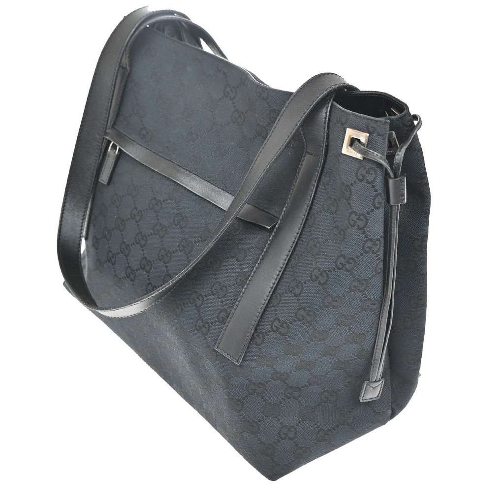 Gucci Vintage tote Black Canvas Good condition - Inside View