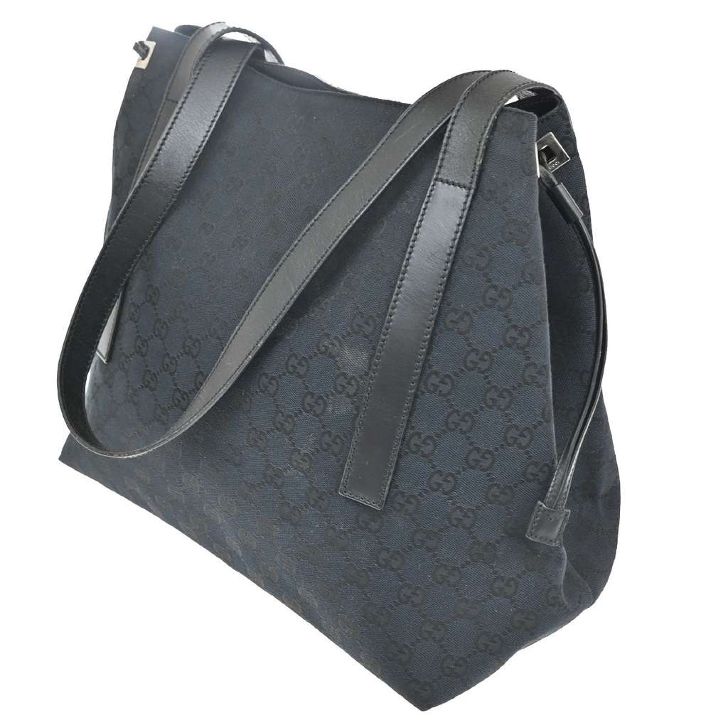 Gucci Vintage tote Black Canvas Good condition - Model View
