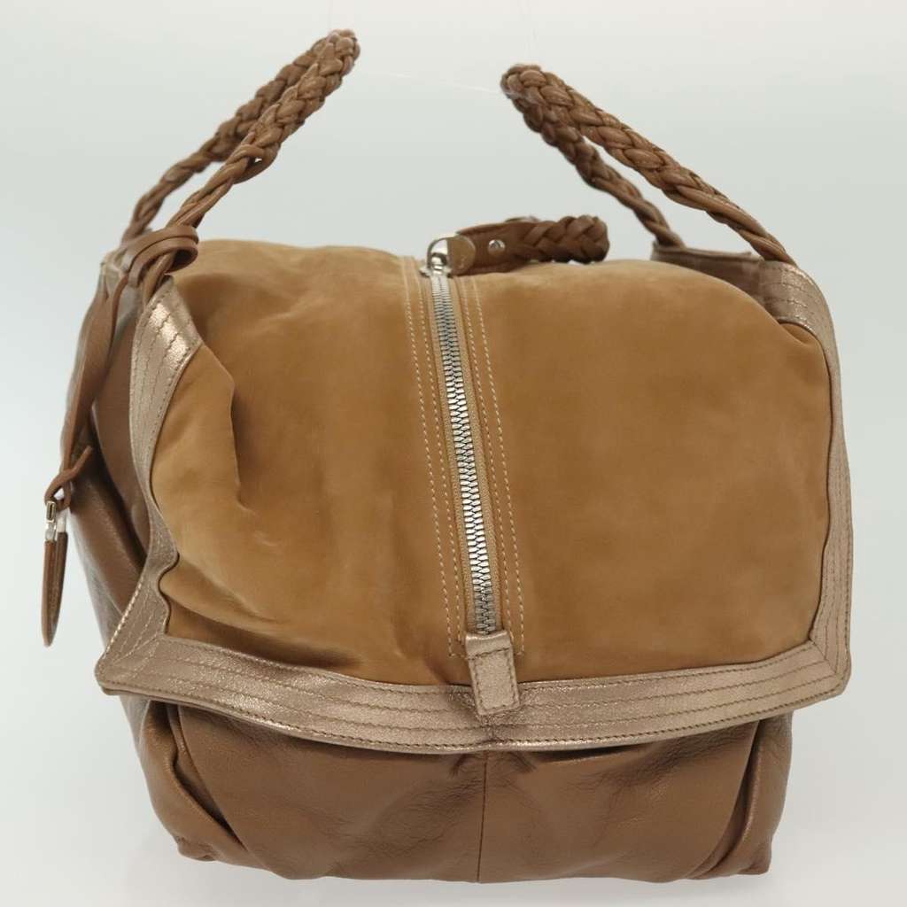 Salvatore Ferragamo Vintage Handbag Brown Leather Good condition - Inside View