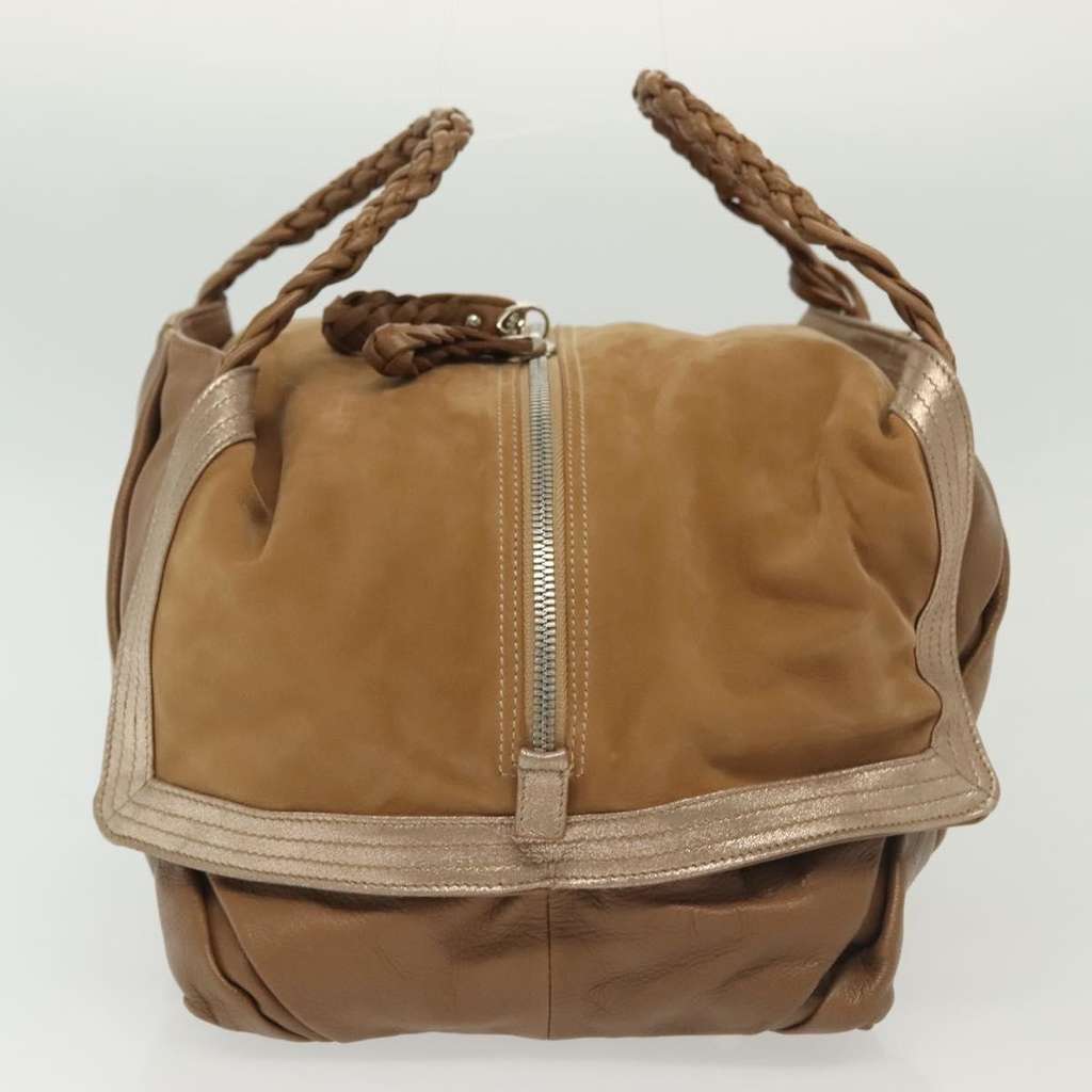 Salvatore Ferragamo Vintage Handbag Brown Leather Good condition - Model View