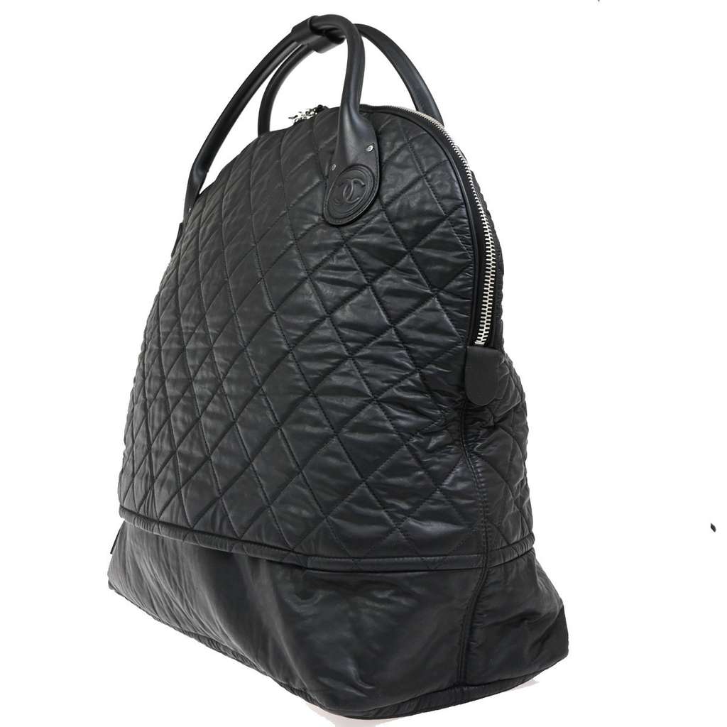 Chanel Horizontal Sport Weekender Bag Black Good condition - Inside View