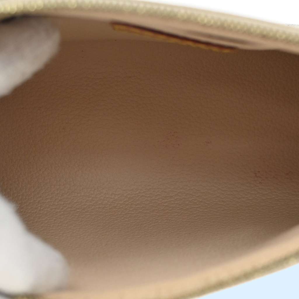 Louis Vuitton Cosmetic Pouch White Canvas Good condition - Box View