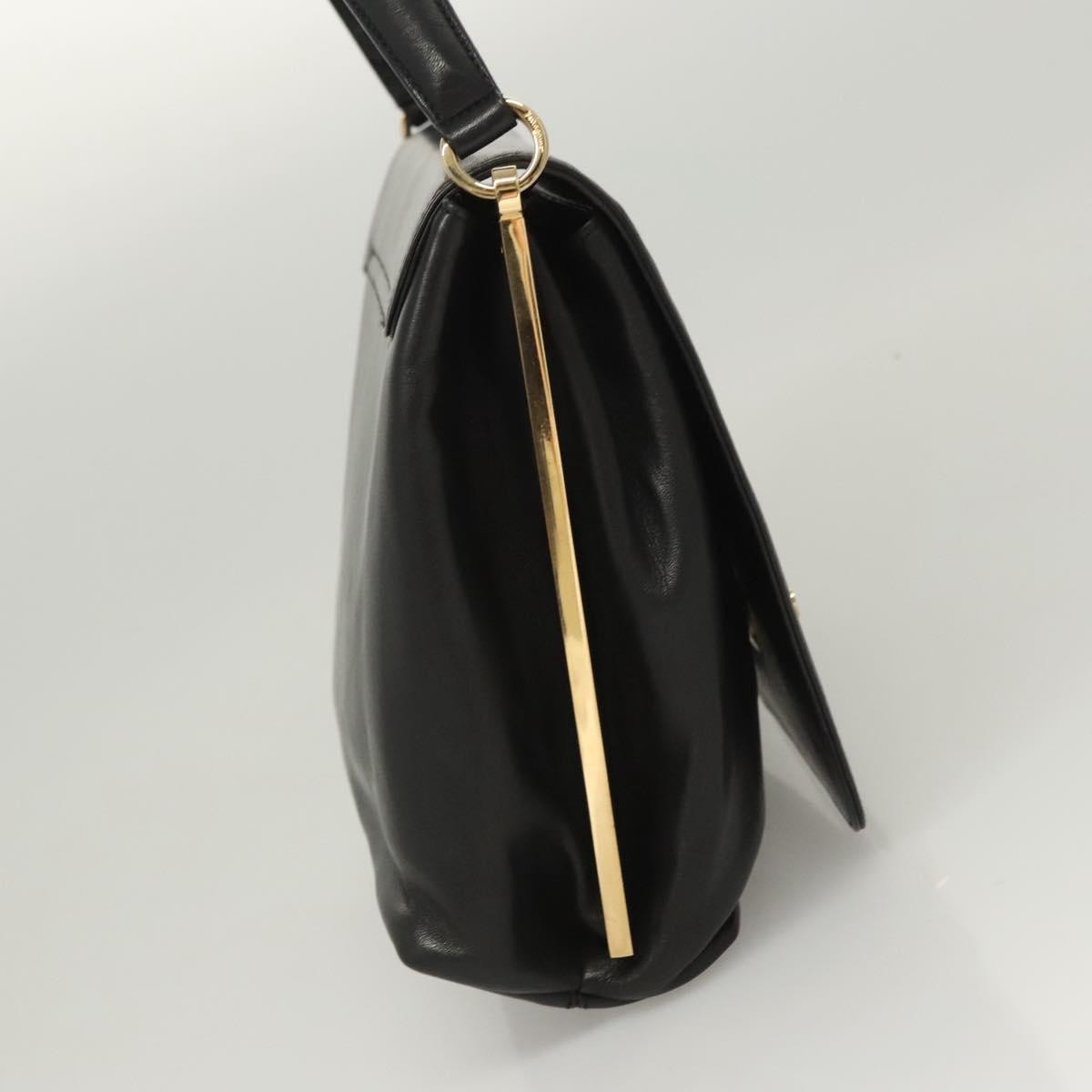 Salvatore Ferragamo Flap Handbag Black Leather Good condition - Model View