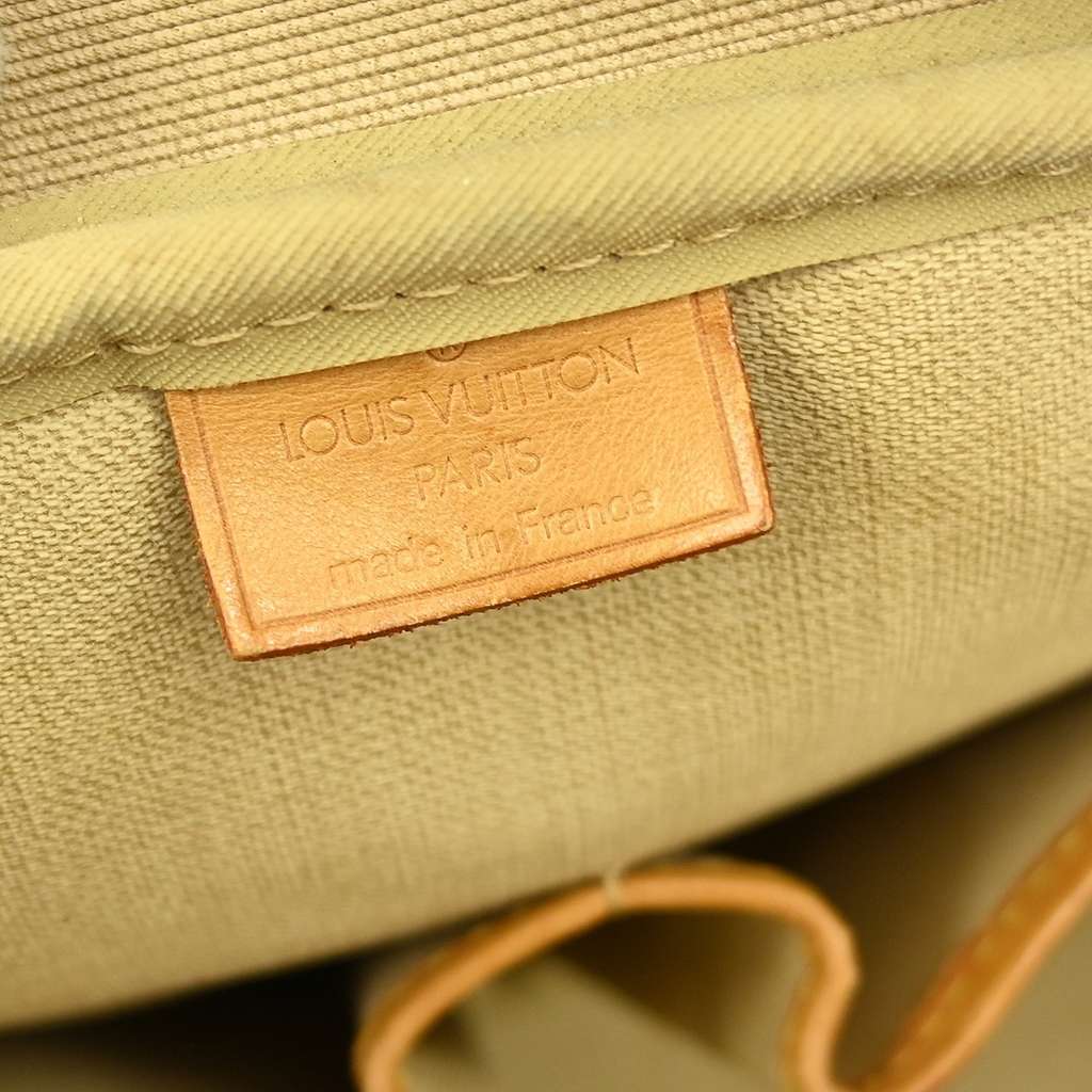 Louis Vuitton Deauville Handbag Brown Canvas Fair condition - Model View