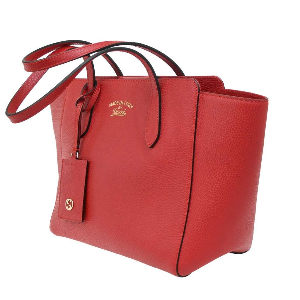 Gucci Swing Tote Red Leather Good condition - Inside View