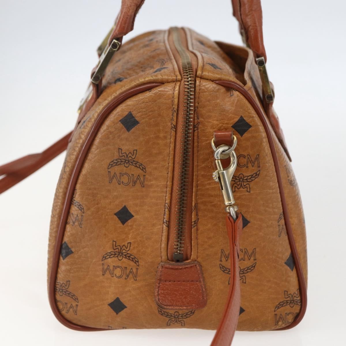 Mcm Visetos logogramme Handbag Brown Good condition - Model View