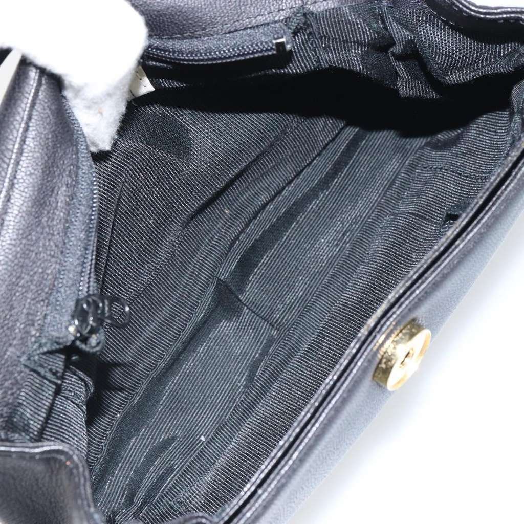 Givenchy Vintage 4G shoulder bag Black Leather Good condition - Box View