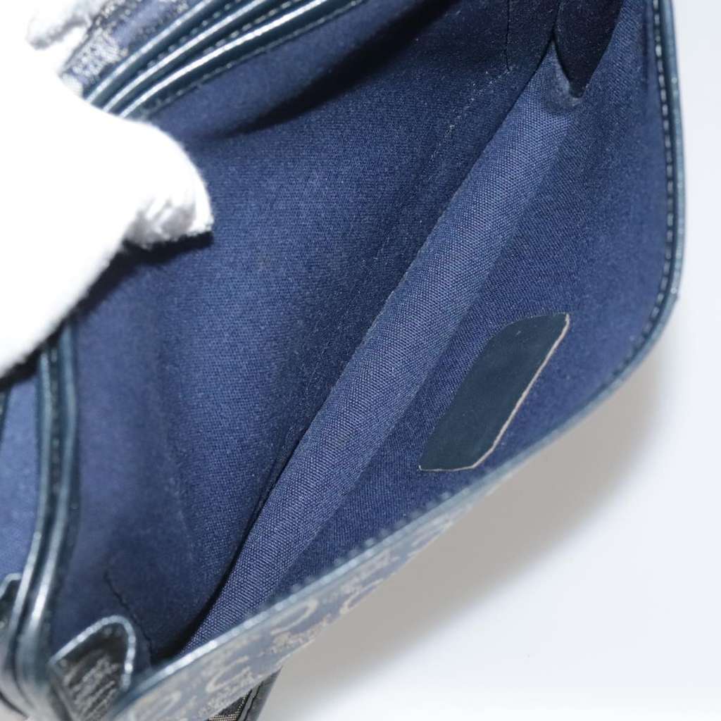 Celine C Sulky Handbag Navy Canvas Good condition - Box View