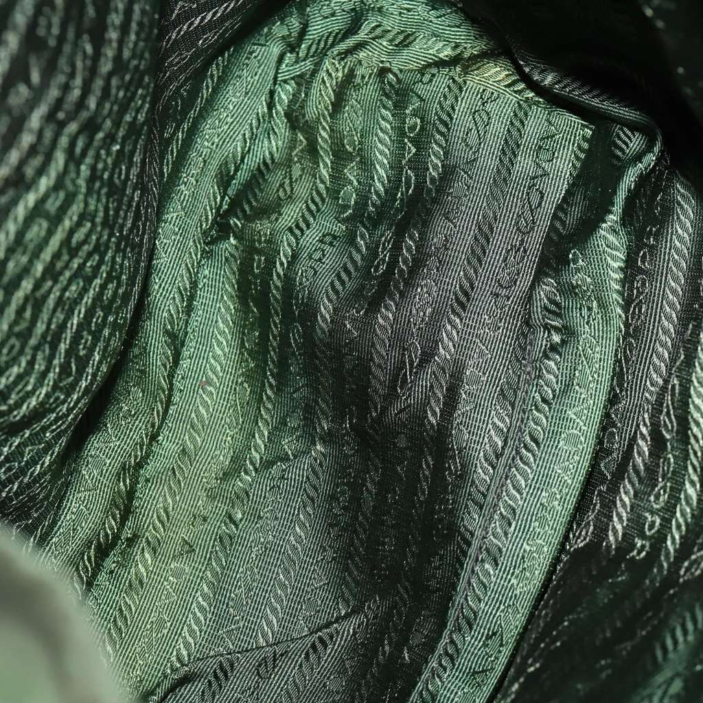 Prada Double Front Pocket Backpack Green Fair condition - Box View