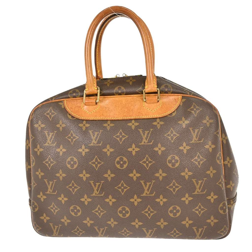 Louis Vuitton Deauville Handbag Brown Canvas Fair condition - Back View