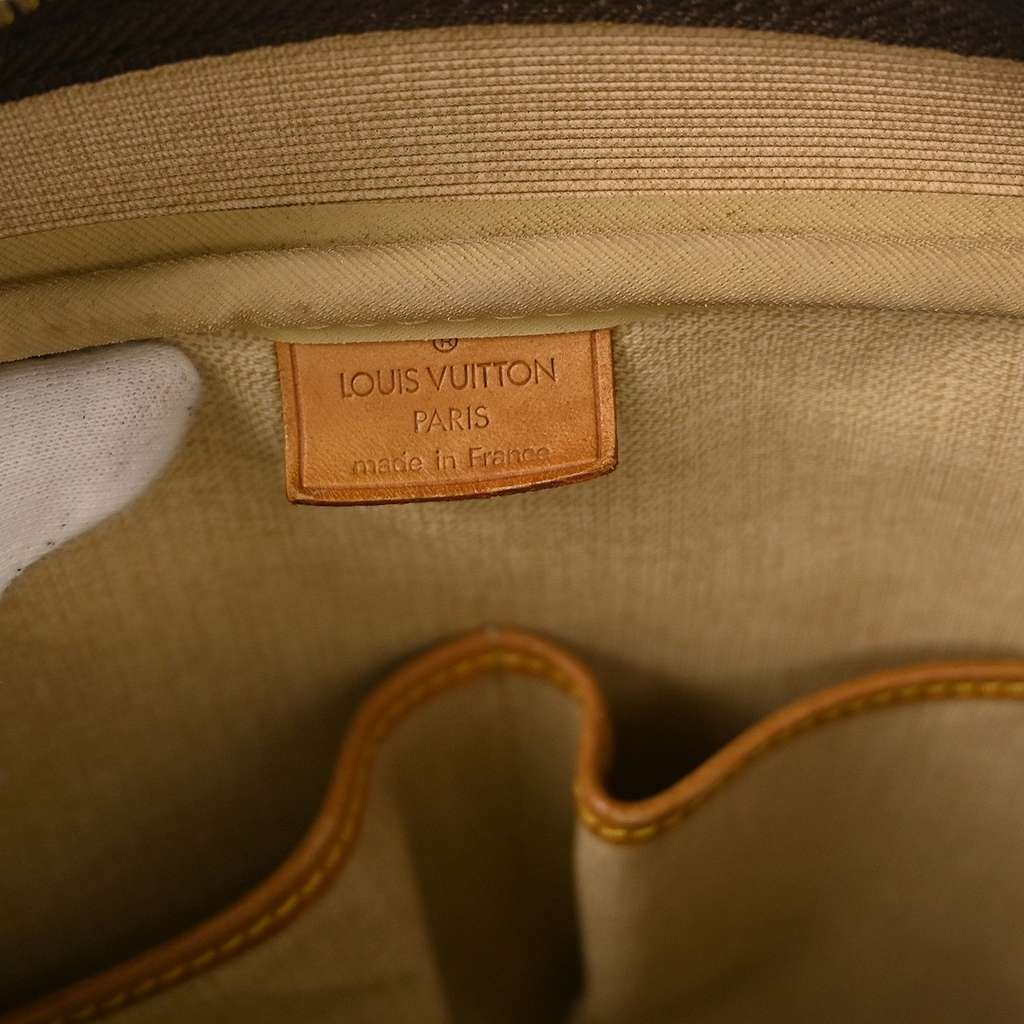 Louis Vuitton Deauville Handbag Brown Canvas Fair condition - Box View