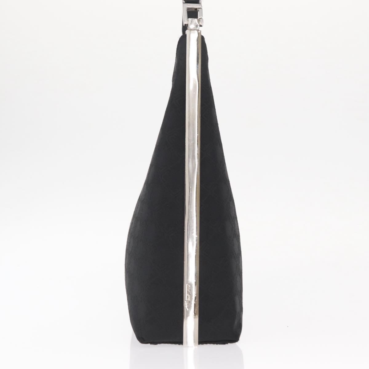 Salvatore Ferragamo Vintage Shoulder Bag Black Canvas Good condition - Inside View