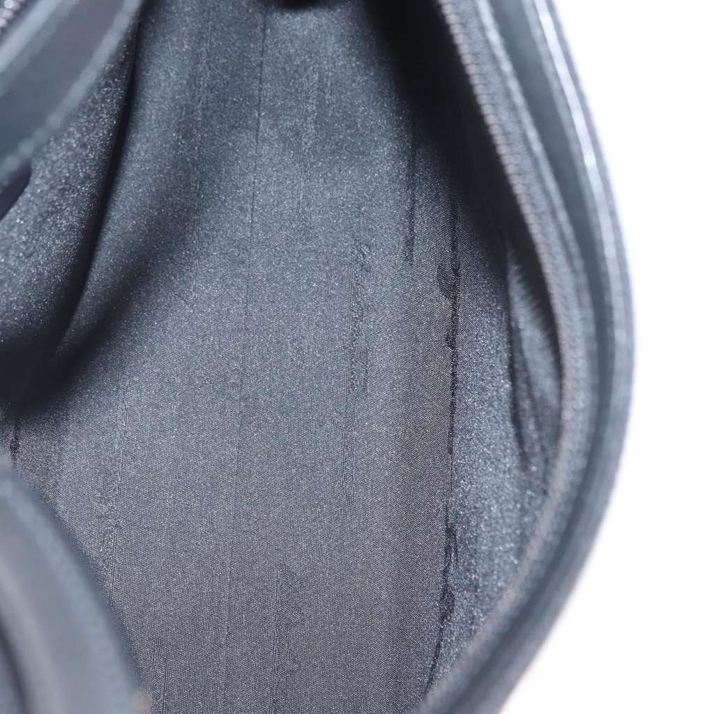 Salvatore Ferragamo Vintage Shoulder Bag Black Canvas Good condition - Box View