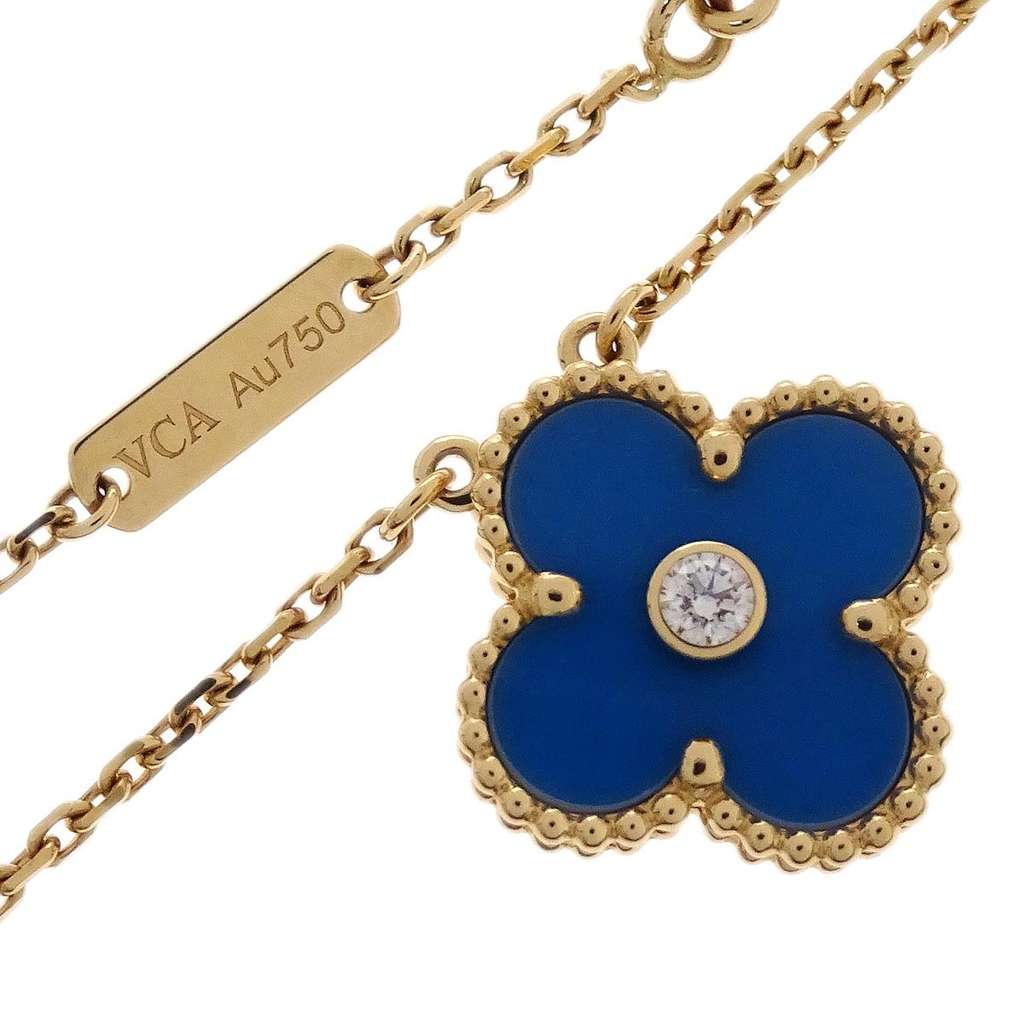 Van Cleef & Arpels Vintage Alhambra Pendant Necklace Gold Good condition - Inside View